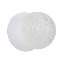 Lassie Diamond Cut Glass Cool White LED Outdoor Wall Light